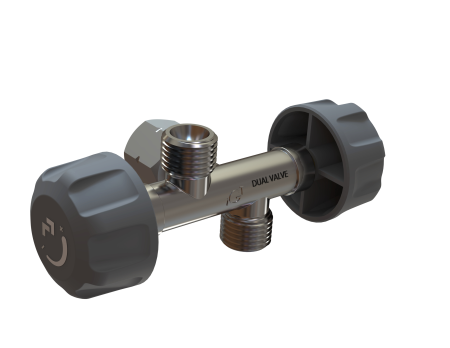 CADAC Kit de valves doubles 30 mbar